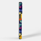 柑橘類鮮やかとベリーフルーツデザイン&ダはっきりしたーク Case-Mate iPhoneケース (裏面 / 右)