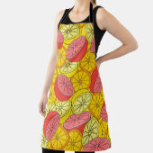 柑橘類鮮やかなシームレスパターン エプロン (インサイチュ)