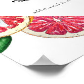 柑橘類 |カスタム文字記号 ポスター (角)