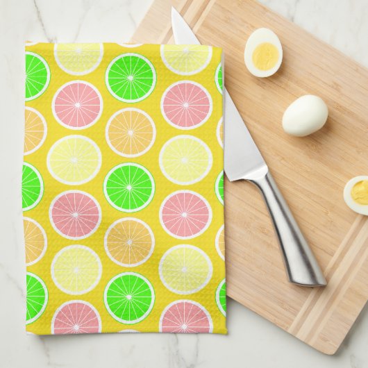 柑橘類 キッチンタオル (四つ折り)