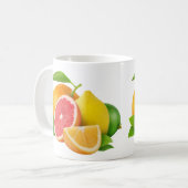柑橘類 コーヒーマグカップ (正面左)