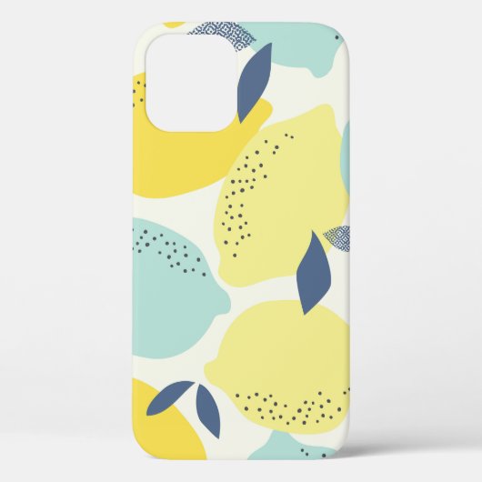 柑橘類、シ鮮やかームレスパターン。 Case-Mate iPhoneケース (裏面)