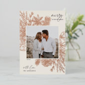 柑橘類&スパイス |クリスマスフォトバラ金ゴールド 箔シーズンカード (立ち正面)