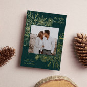 柑橘類&スパイス |クリスマスフォト金ゴールド 箔シーズンカード