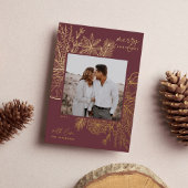柑橘類&スパイス |クリスマスフォト金ゴールド 箔シーズンカード