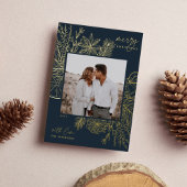 柑橘類&スパイス |クリスマスフォト金ゴールド 箔シーズンカード