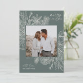 柑橘類&スパイス |クリスマスフォト シーズンカード (スタンド正面)