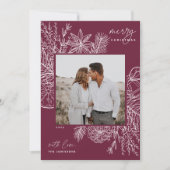 柑橘類&スパイス |クリスマスフォト シーズンカード (正面)