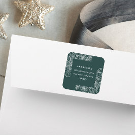 柑橘類&スパイス |休日の差出人住所 スクエアシール