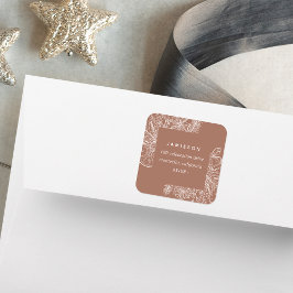 柑橘類&スパイス |休日の差出人住所 スクエアシール