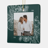 柑橘類&スパイス |写真エレガント セラミックオーナメント (左)