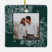 柑橘類&スパイス |写真エレガント セラミックオーナメント (正面)