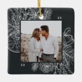 柑橘類&スパイス |写真エレガント セラミックオーナメント (正面)