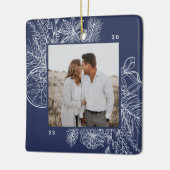 柑橘類&スパイス |写真エレガント セラミックオーナメント (左)