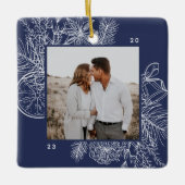 柑橘類&スパイス |写真エレガント セラミックオーナメント (正面)