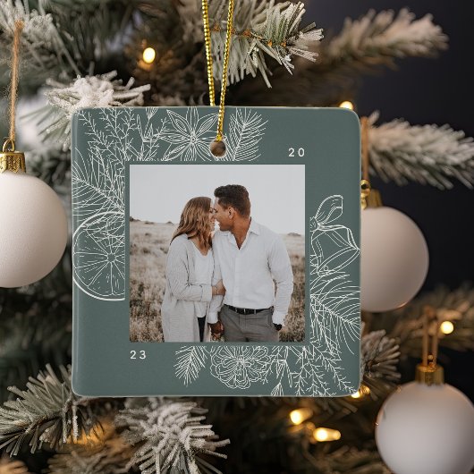 柑橘類&スパイス |写真エレガント セラミックオーナメント