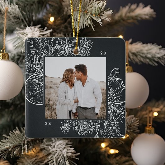 柑橘類&スパイス |写真エレガント セラミックオーナメント