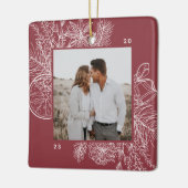 柑橘類&スパイス |写真エレガント セラミックオーナメント (左)