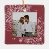 柑橘類&スパイス |写真エレガント セラミックオーナメント (正面)