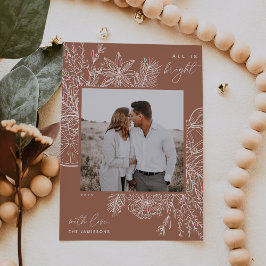 柑橘類&スパイス | All is Bright Photo Holiday Card シーズンカード