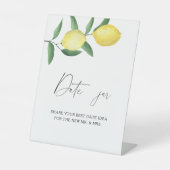 柑橘類 – デートの夜アイディア。日付jarブライダルゲーム 台座サイン (正面)