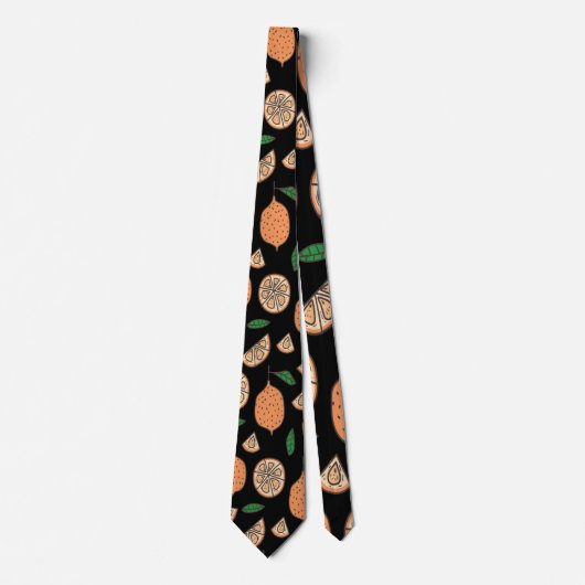柑橘類 ネクタイ (正面)