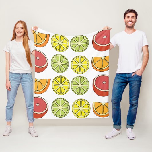 柑橘類 フリースブランケット (インサイチュ)