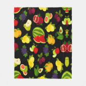 柑橘類 フリースブランケット (正面)