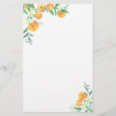 柑橘類 – ブライダルシャワービンゴゲーム (裏面)