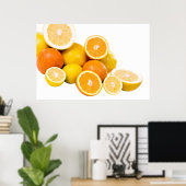 柑橘類 ポスター (ホームオフィス)