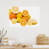 柑橘類 ポスター (キッチン)