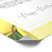 柑橘類 – リングや輪狩りブライダルシャワーゲーム ポスター (角)