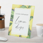 柑橘類 – レモンのドロップ数を推測 台座サイン (インサイチュ)