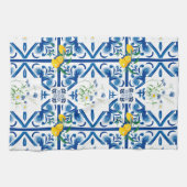 柑橘類、レモン地中海の類 キッチンタオル (横)