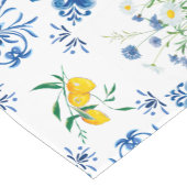 柑橘類、レモン地中海の類     ショートテーブルランナー (コーナー)