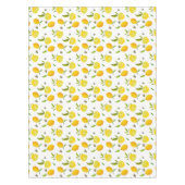 柑橘類，レモン，ハチ類の夏の柄（短い）  テーブルクロス (正面)