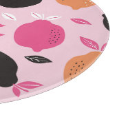 柑橘類、ヴィンテージ繊維模様。 カッティングボード (角)