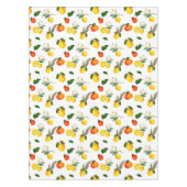 柑橘類、夏物、レモン、オレンジ       テーブルクロス (正面)