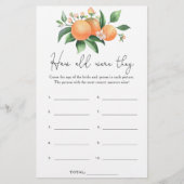 柑橘類 – 彼らは何歳だったブライダルゲーム (正面)