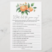 柑橘類 – 新郎は何と言ったブライダルゲーム (正面)