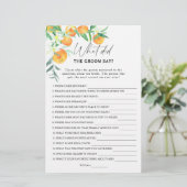 柑橘類 – 新郎は何と言ったブライダルゲーム (スタンド正面)