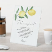 柑橘類 – 春はそれのゲームにリングを置く 台座サイン (インサイチュ)