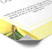 柑橘類 – 花嫁との思い出 ポスター (角)