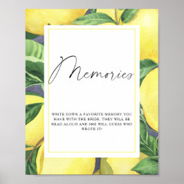 柑橘類 – 花嫁との思い出 ポスター