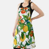 柑橘類、鮮やか水彩模様。 エプロン (インサイチュ)