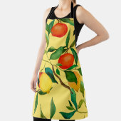 柑橘類、鮮やか水彩模様。 エプロン (インサイチュ)