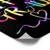 染みハロー5年生先生学生に戻る ポスター (角)