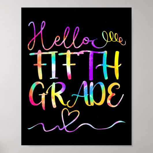 染みハロー5年生先生学生に戻る ポスター (正面)