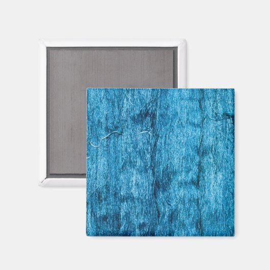 染めたての青い手作りのタイ絹 マグネット (正面/裏面)