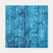 染めたての青い手作りのタイ絹 マグネット (正面)